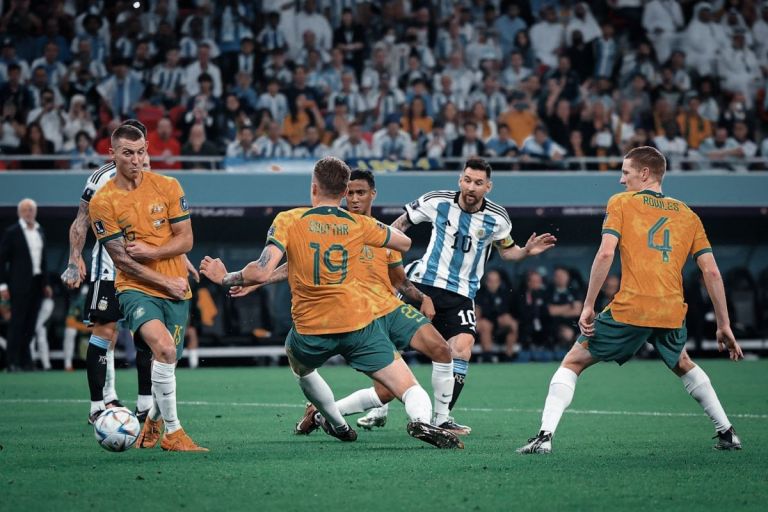 Qatar Argentina Derrot A Australia Y Se Meti En Cuartos