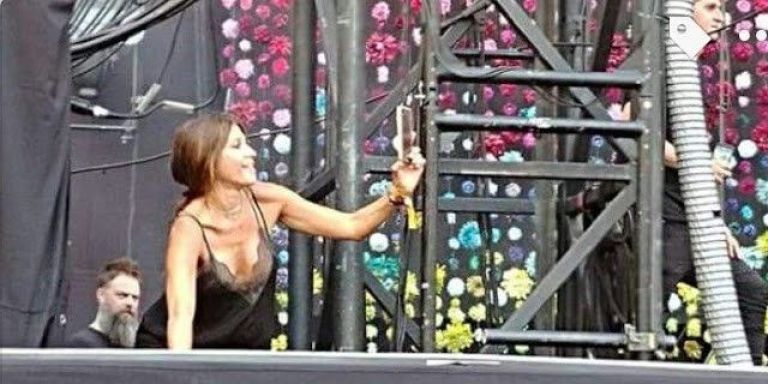 ¡Mamá orgullosa! Catherine Fulop registró todos los momentos de Oriana Sabatini como telonera de Coldplay