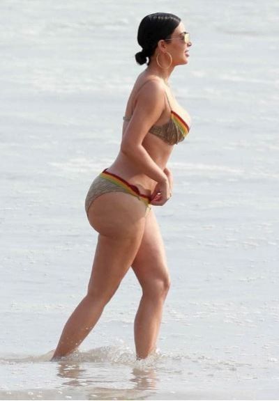 Así es el cuerpo de Kim Kardashian sin Photoshop