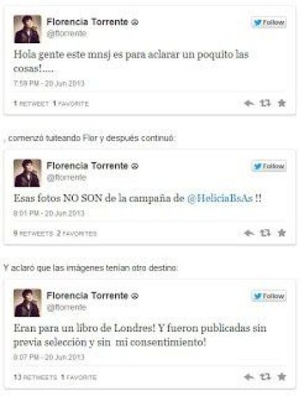 Flor Torrente y un polémico topless