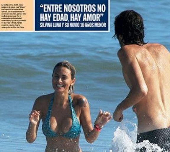 Silvina Luna bien hot con su novio