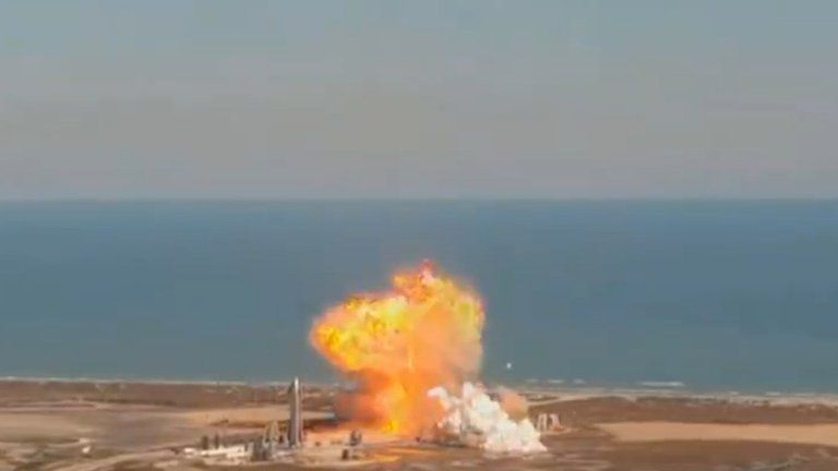 Un nuevo prototipo de nave de SpaceX explotó durante el aterrizaje