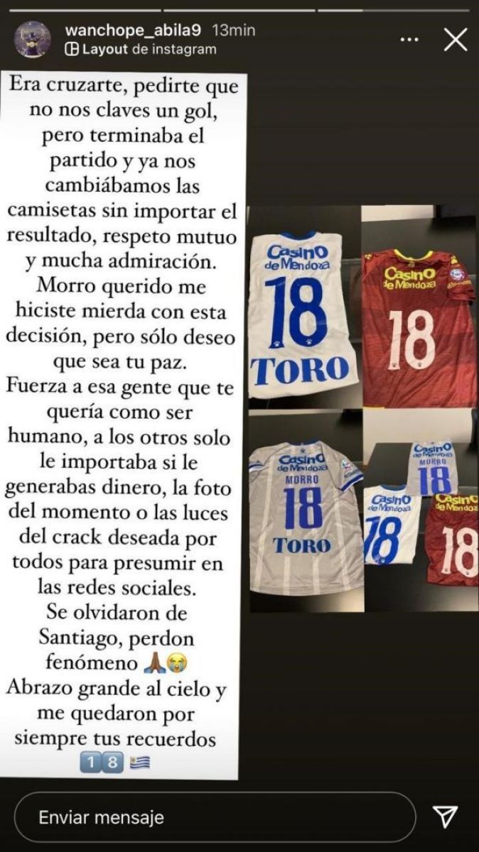 Muerte del Morro: La dura crítica de Signorini y la despedida de Wanchope Ábila