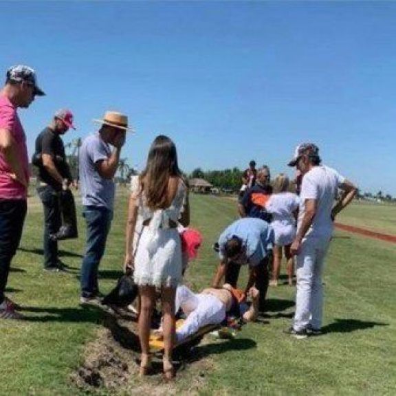 Fernando Burlando cayó de un caballo jugando al polo y fue internado de urgencia