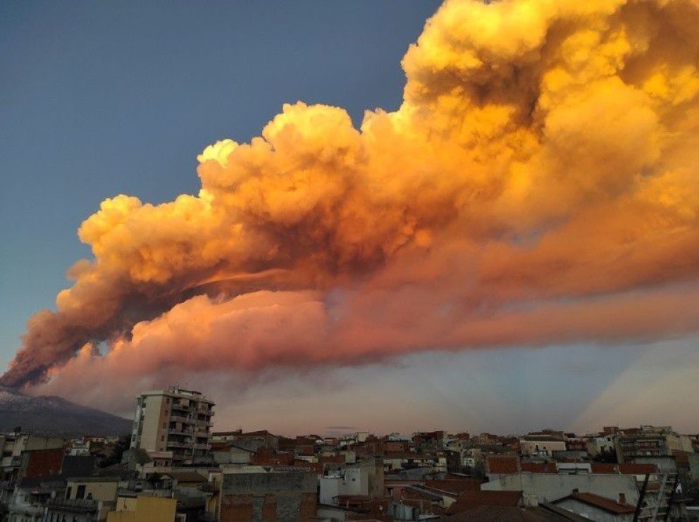 Erupción del volcán Etna: las imágenes