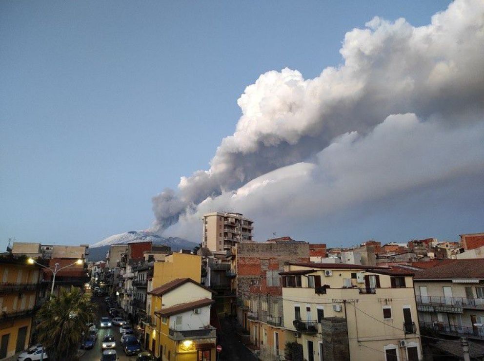 Erupción del volcán Etna: las imágenes