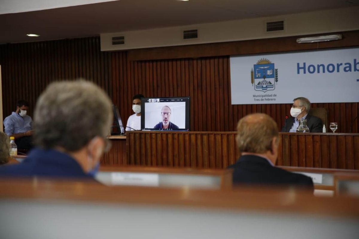 Diego Valenzuela abrió el año legislativo aislado por Covid-19 y criticó duramente la Vacunación VIP