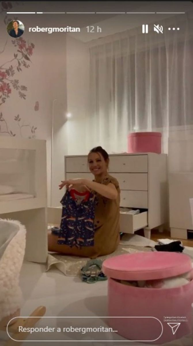 El marido de Pampita mostró la habitación de su futura hija