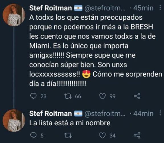 Stefi Roitman opinó sobre las restricciones y se generó polémica
