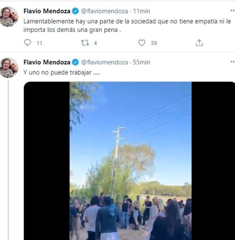 El enojo de Flavio Mendoza por la fiesta clandestina en Nordelta