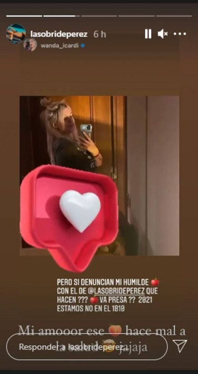 Wanda Nara fue censurada en Instagram y mencionó en su descargo a Sol Pérez