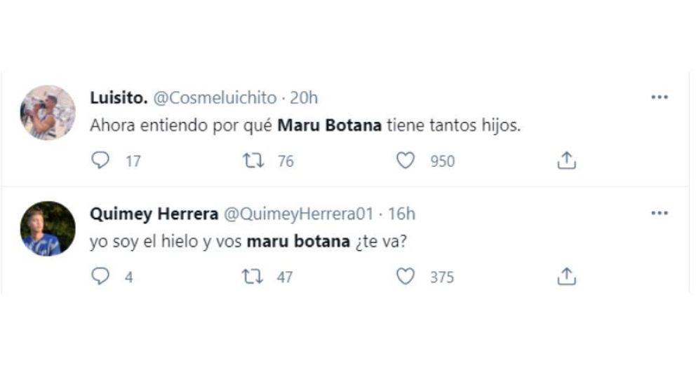 Maru Botana fue tendencia por chupar un hielo