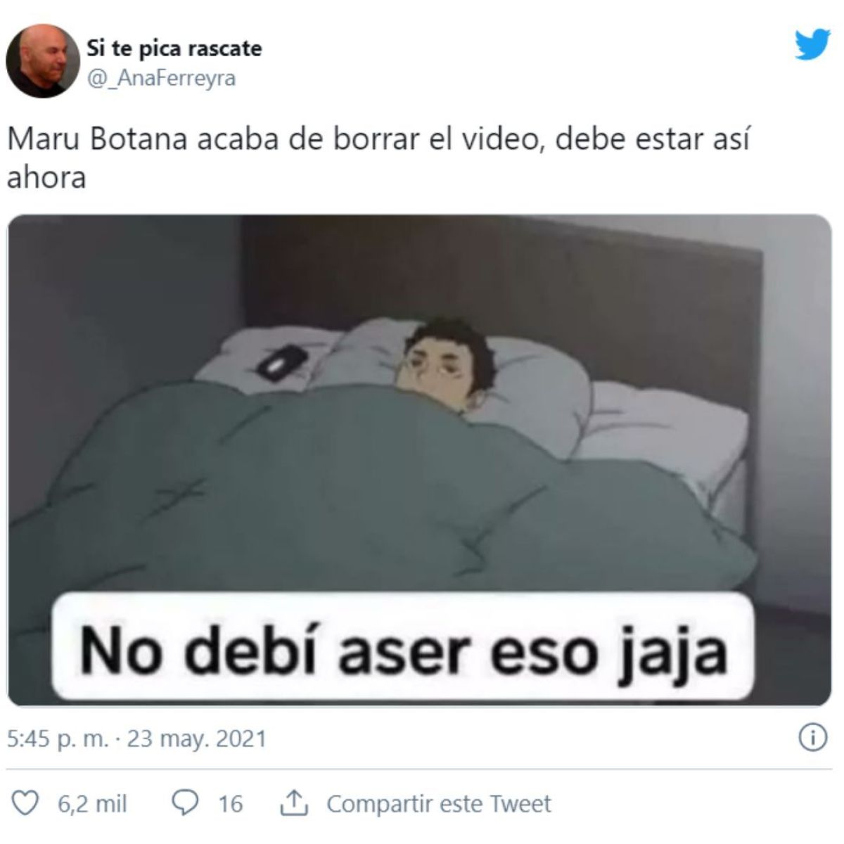 Maru Botana fue tendencia por chupar un hielo