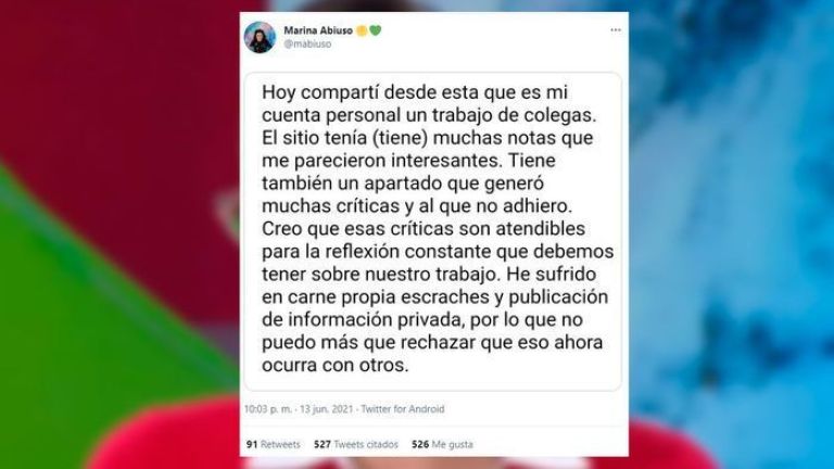 ¿Por qué piden la renuncia de Marina Abiuso periodista de TN?