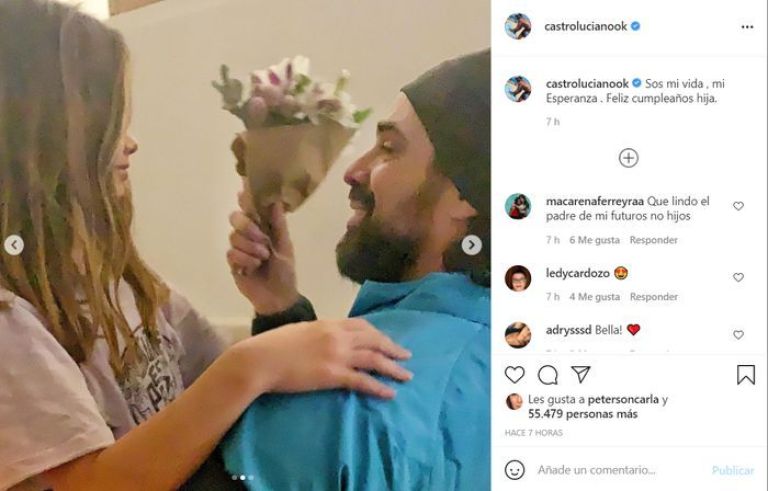 El tierno posteo de Luciano Castro para su hija