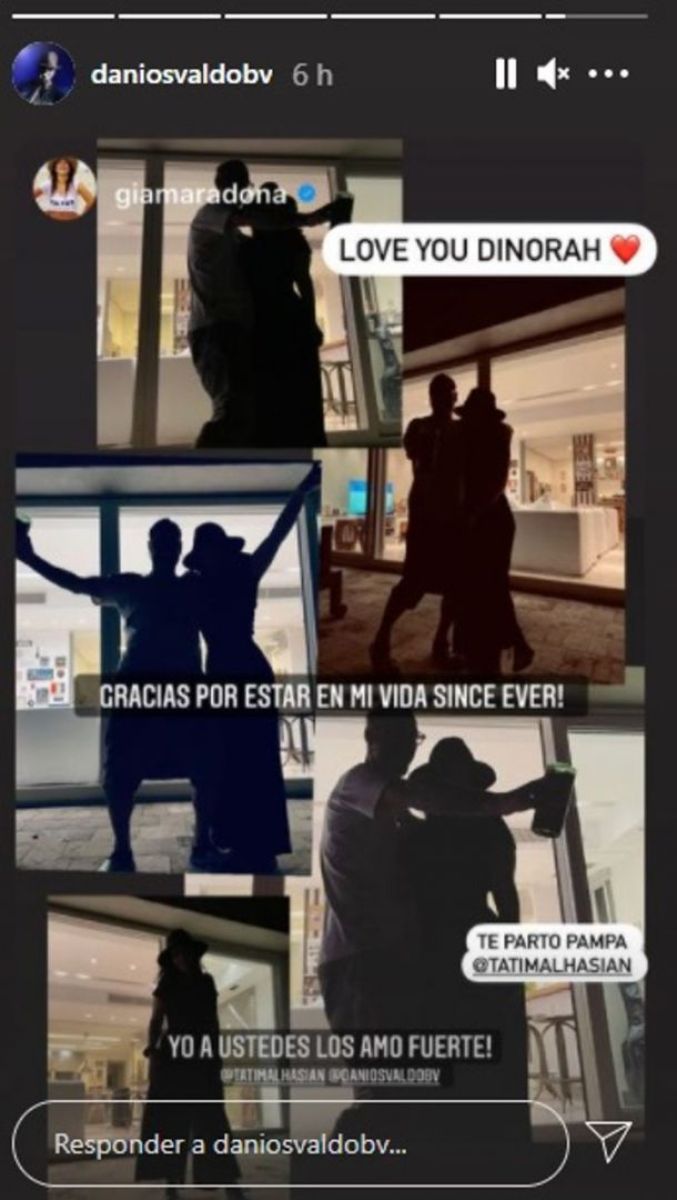 ¿Volvieron Gianinna Maradona y Daniel Osvaldo?