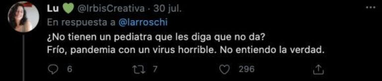 Duras críticas a Roberto García Moritán por salir con Ana, su hija recién nacida con Pampita, un día de frío