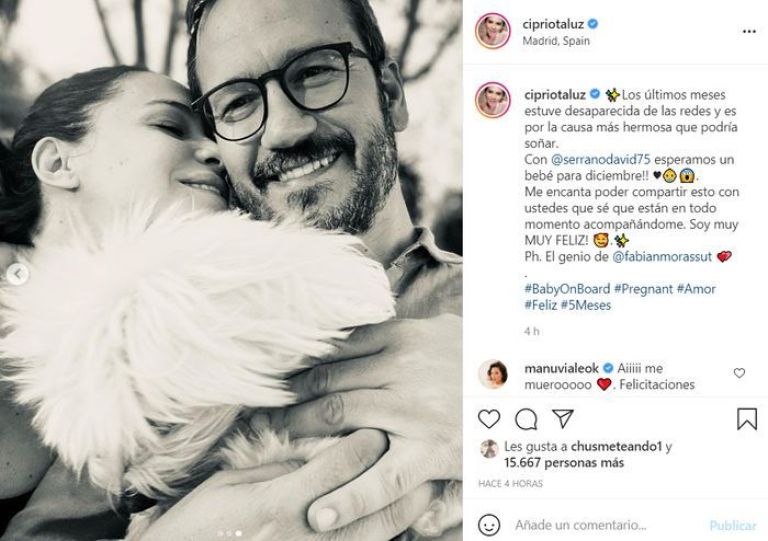 ¡Luz Cipriota será madre primeriza!
