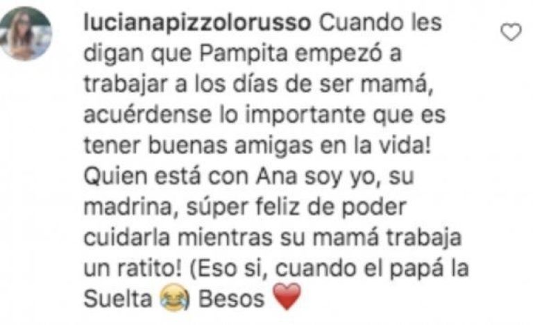 La respuesta de la madrina de Ana tras las críticas a una foto de Pampita trabajando en ShowMatch