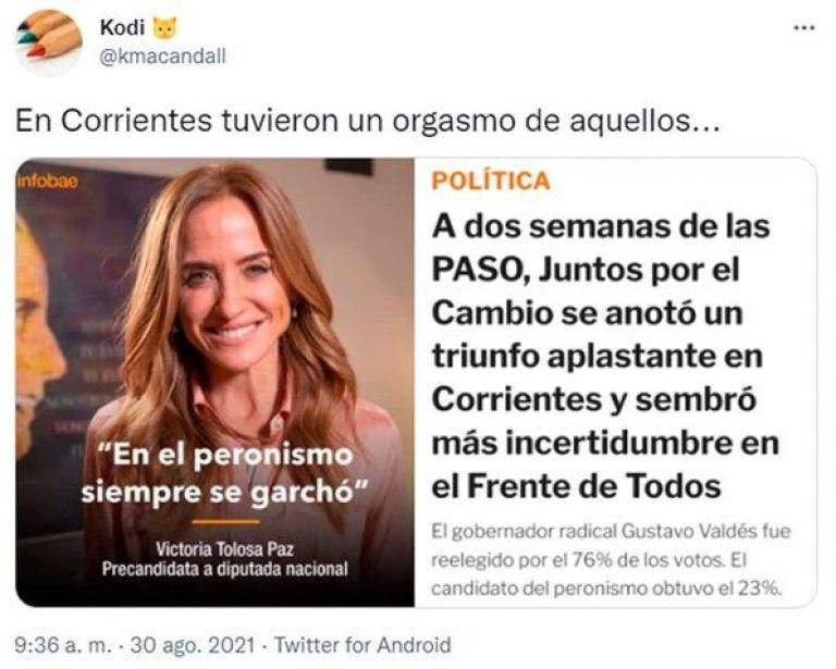 "En el peronismo siempre se garchó": estallaron los memes por la frase de Tolosa Paz