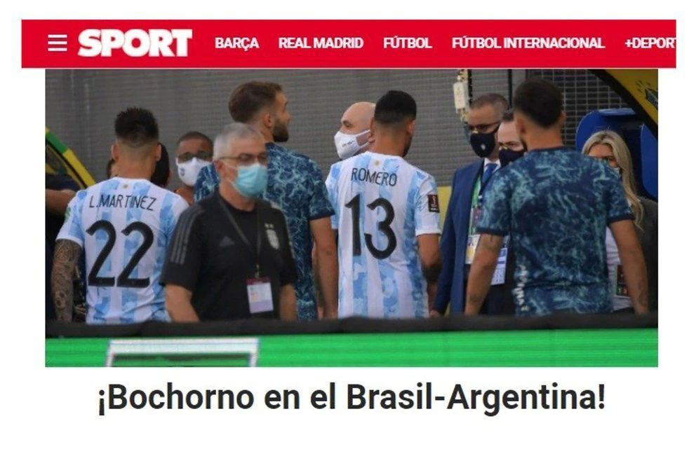 "Bochorno", "Escándalo", "Caos": cómo reflejó la prensa mundial la suspensión de Brasil-Argentina