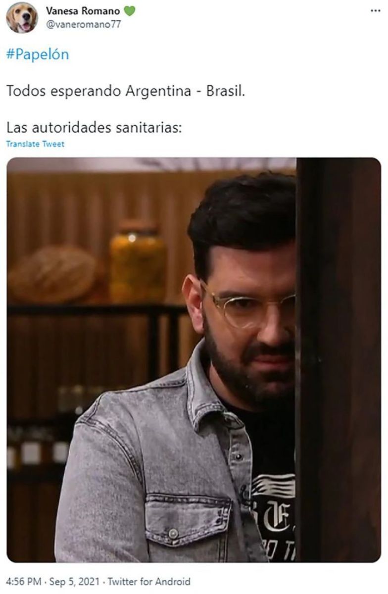 Los memes de la suspensión del partido Argentina - Brasil