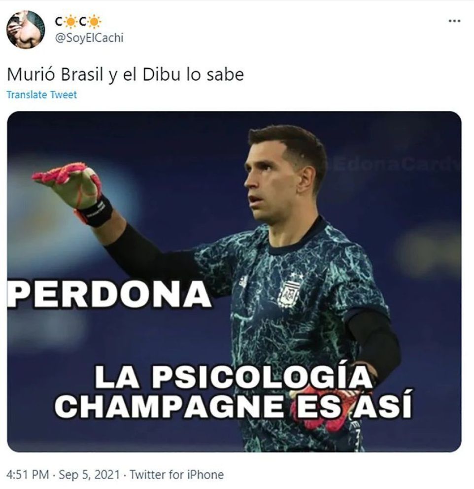 Los memes de la suspensión del partido Argentina - Brasil