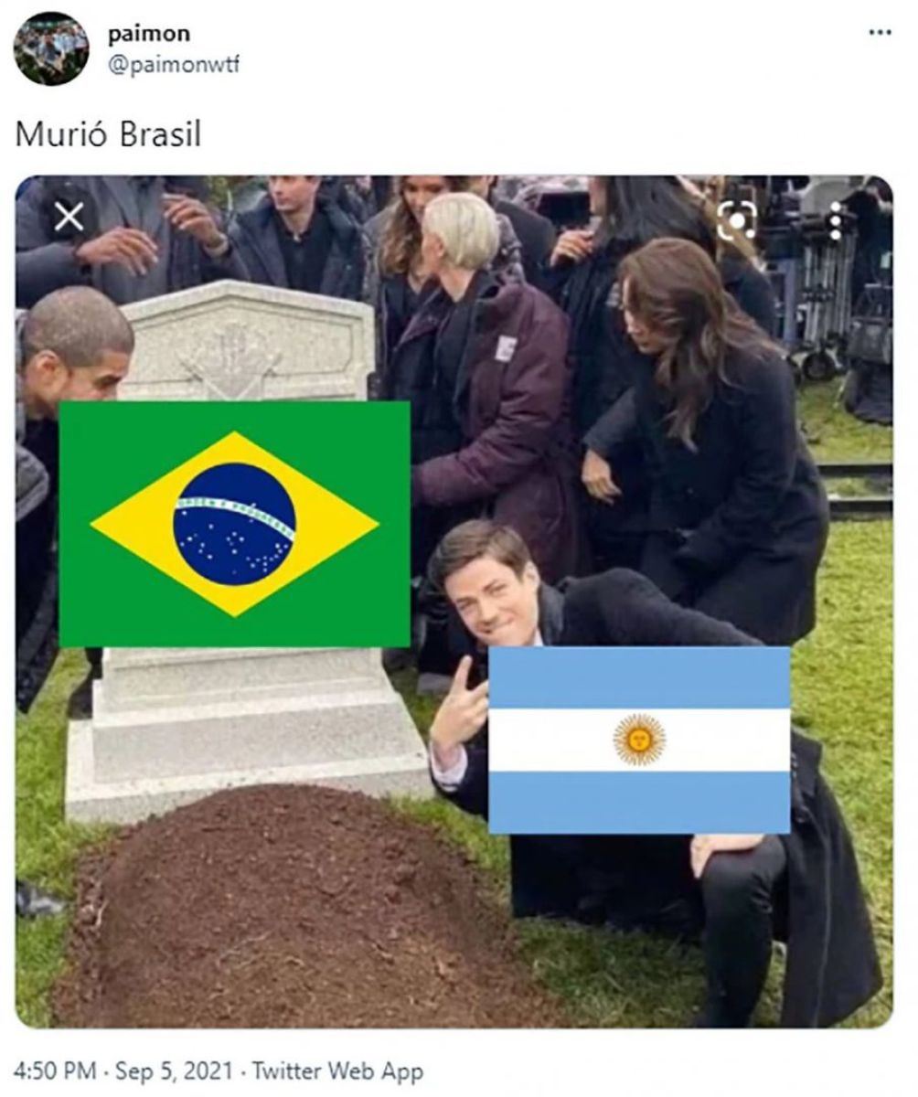 Los memes de la suspensión del partido Argentina - Brasil