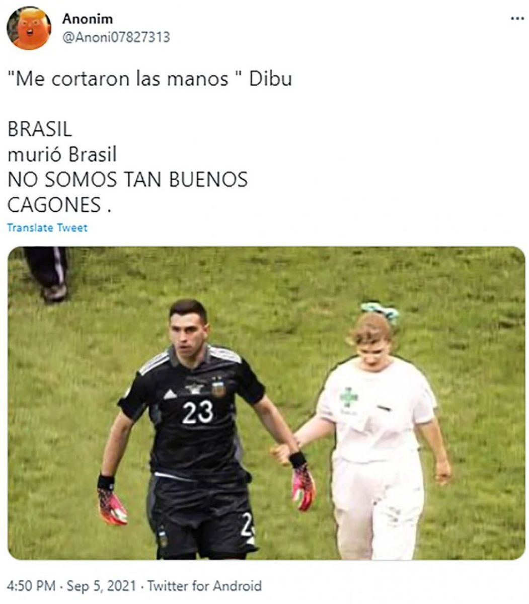 Los memes de la suspensión del partido Argentina - Brasil