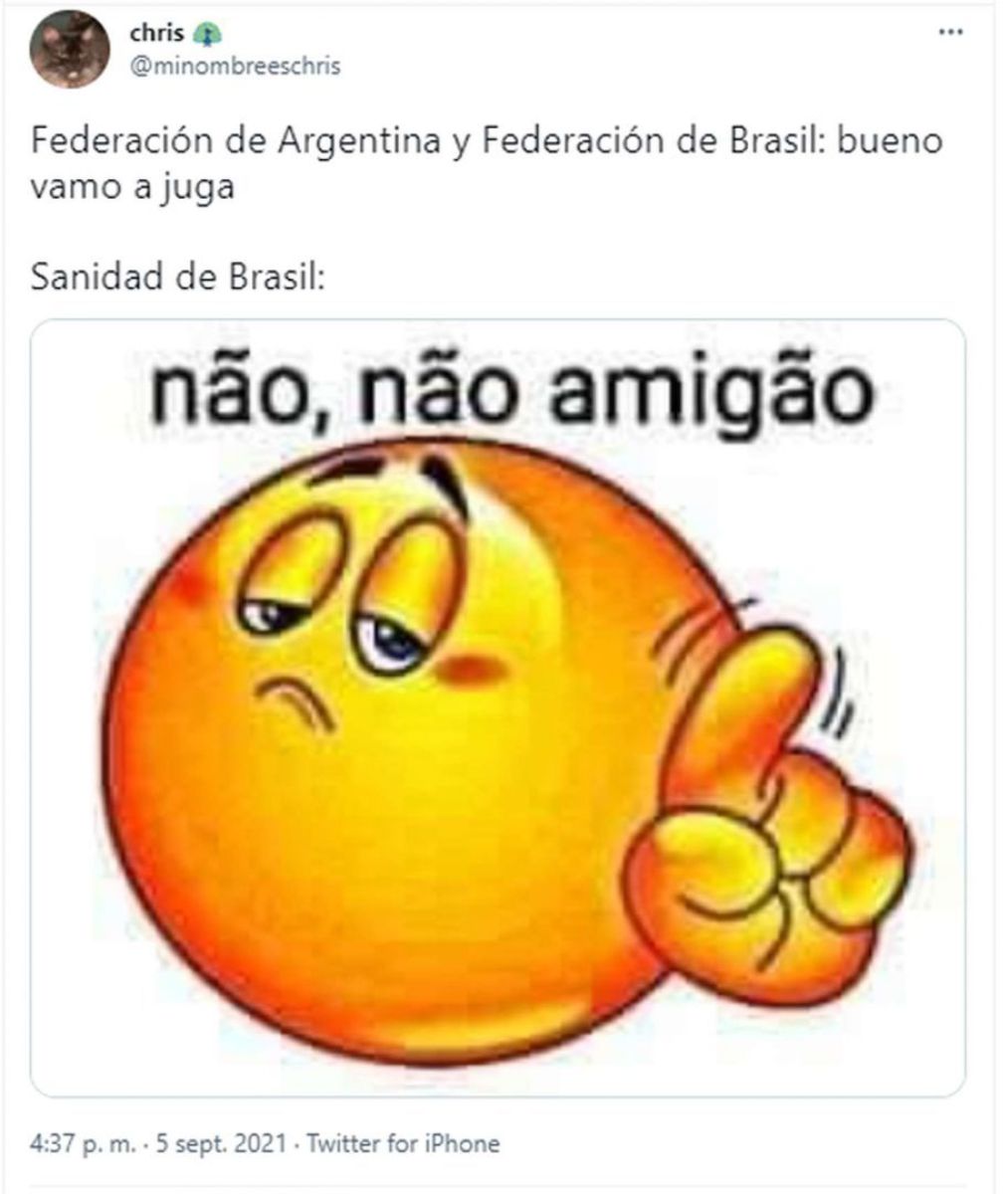 Los memes de la suspensión del partido Argentina - Brasil
