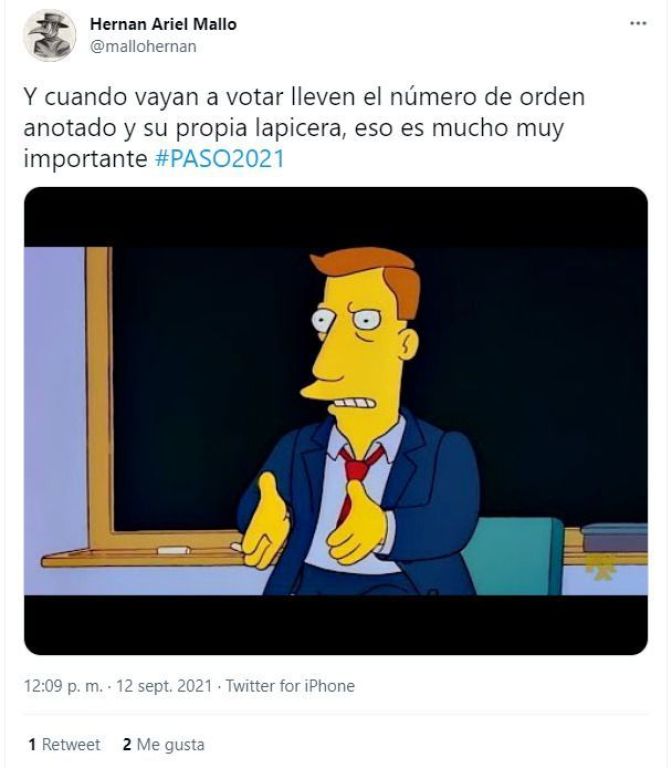 PASO 2021: los mejores memes sobre las elecciones