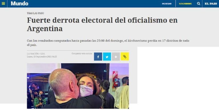 Medios del mundo hacen eco de la derrota del Gobierno en las PASO