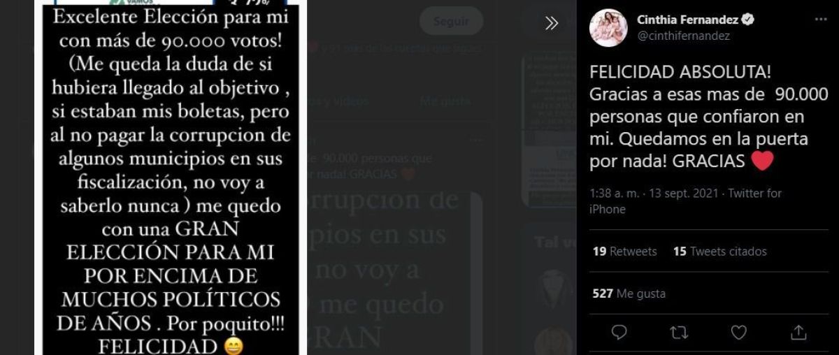 La reacción de los famosos al enterarse de los resultados de las PASO