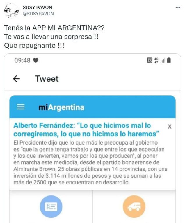 Usuarios denunciaron que el Gobierno utiliza la app de Mi Argentina para hacer campaña política