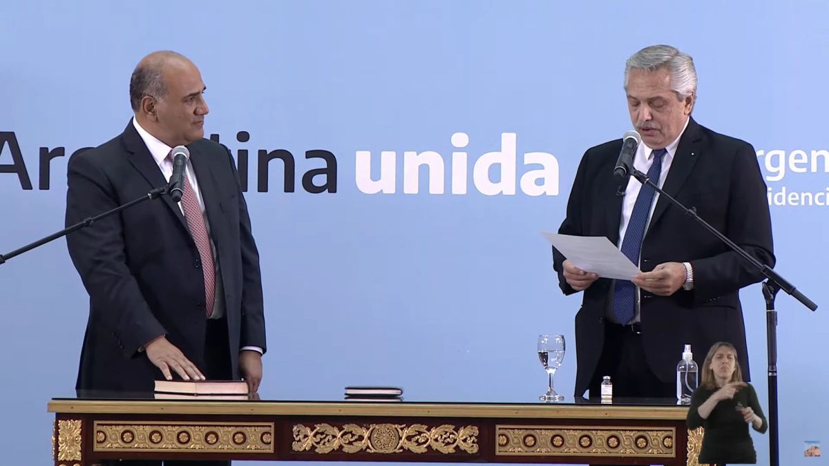 Alberto Fernández les tomó juramento a los nuevos integrantes de su Gabinete