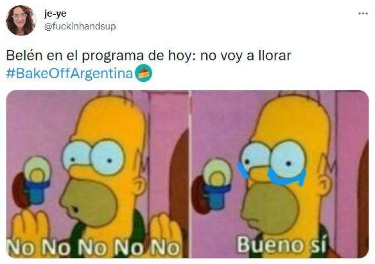 Bake Off: La torta por la que Belén quedó eliminada desató una lluvia de memes