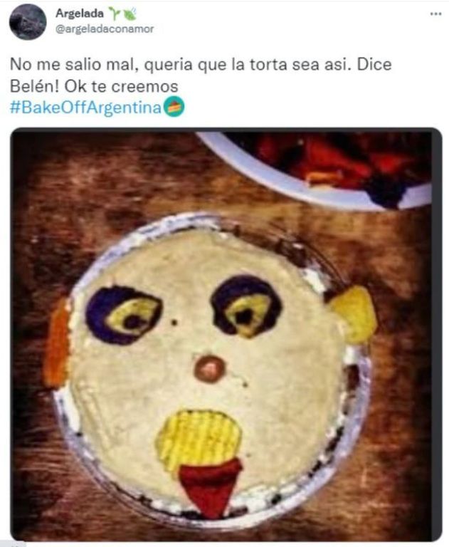 Bake Off: La torta por la que Belén quedó eliminada desató una lluvia de memes