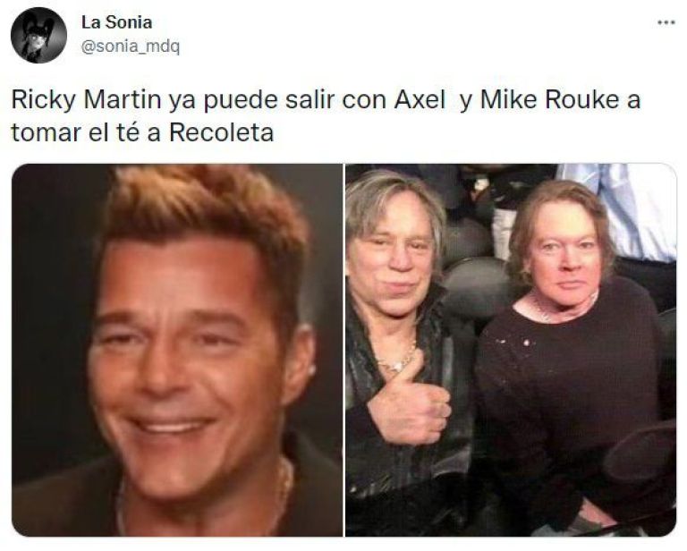 Ricky Martin se convirtió en meme porque se habría retocado la cara