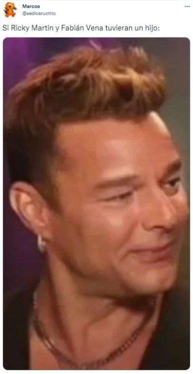 Ricky Martin se convirtió en meme porque se habría retocado la cara