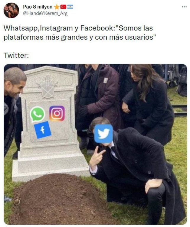 Los mejores memes de la caída de Whatsapp, Instagram y Facebook