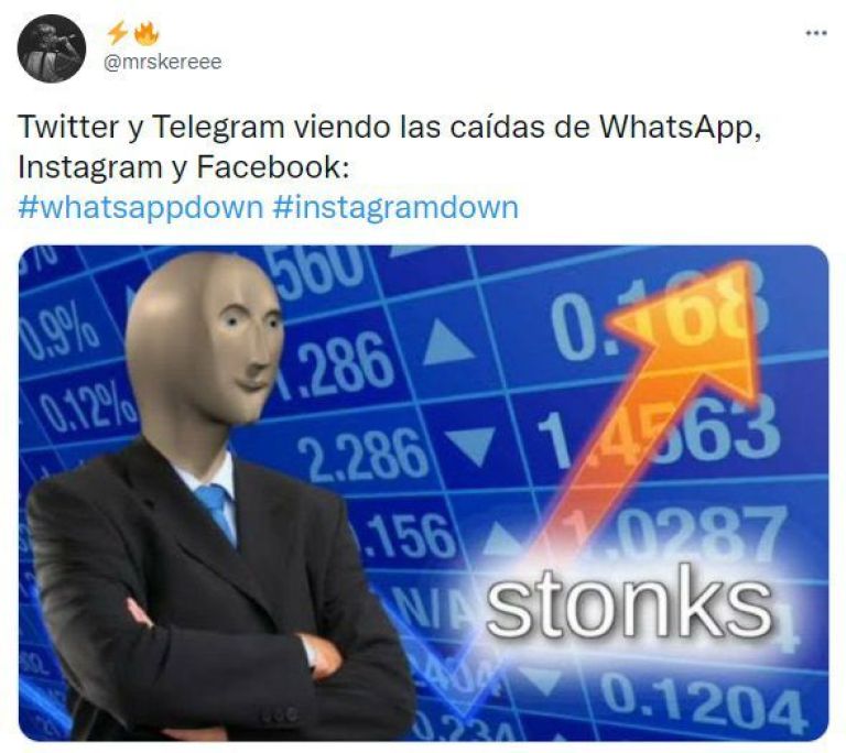 Los mejores memes de la caída de Whatsapp, Instagram y Facebook