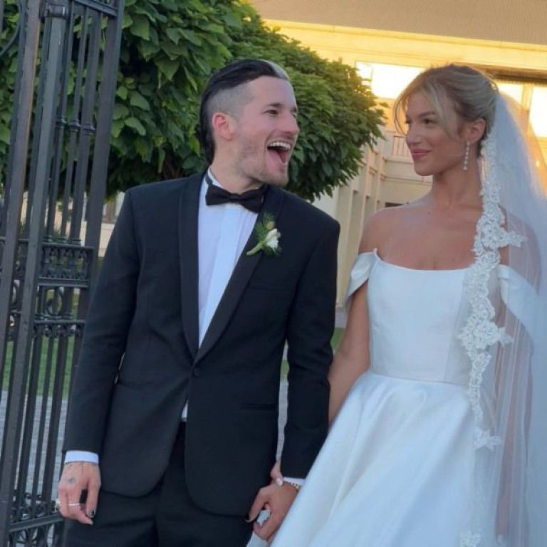 "Para siempre": las fotos del casamiento de Stefi Roitman y Ricky Montaner