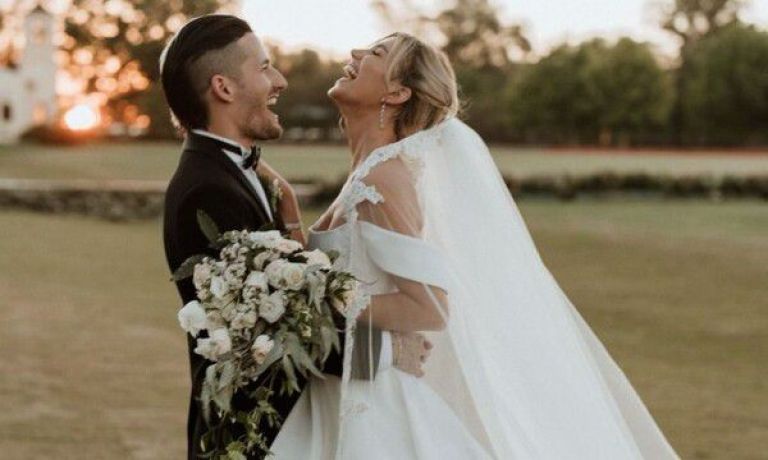 "Para siempre": las fotos del casamiento de Stefi Roitman y Ricky Montaner