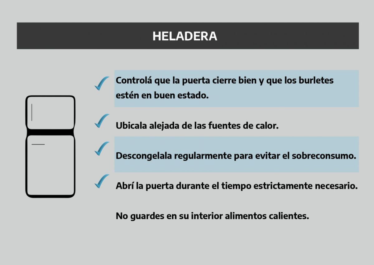 Las recomendaciones del ENRE para un uso racional y eficiente de la electricidad ante la ola de calor