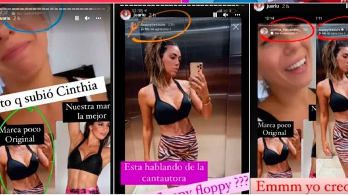 Cinthia Fernández denunció a Floppy Tesouro por robo