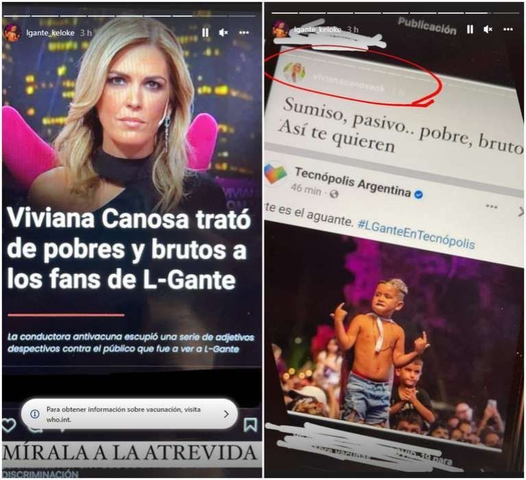 Viviana Canosa informó que va a demandar a L-Gante y lanzó una filosa chicana al colectivo feminista