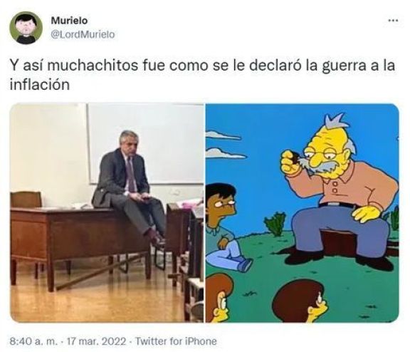 “Guerra contra la inflación”: los mejores memes tras el anuncio de Alberto Fernández