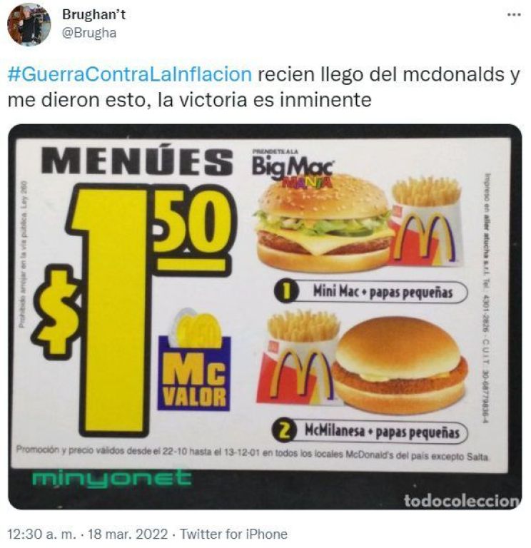 “Guerra contra la inflación”: los mejores memes tras el anuncio de Alberto Fernández