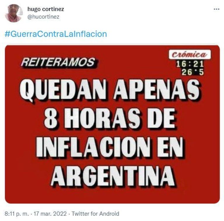“Guerra contra la inflación”: los mejores memes tras el anuncio de Alberto Fernández