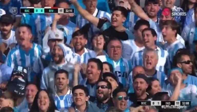 [VIDEO] Así festejaban los hinchas de Racing el gol de Independiente ...